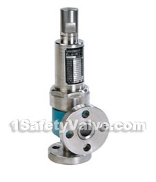 Spring low lift closed high pressure safety valves